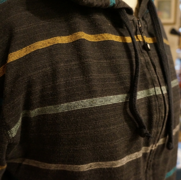 Cotton billabong zip up hoodie medium - Picture 3 of 7